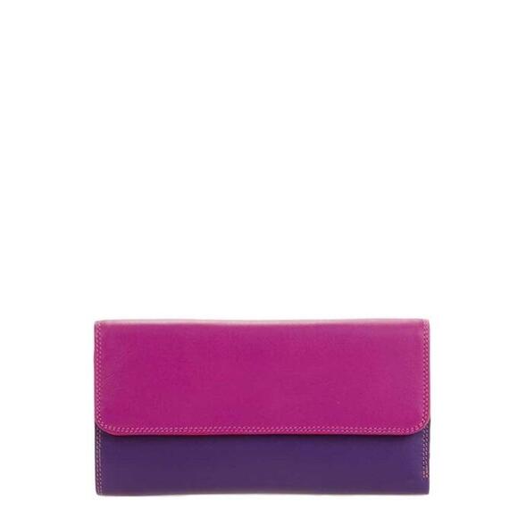 Product image 1 of Mywalit Ladies Tri-Fold with Outer Zip Purse sangria multi