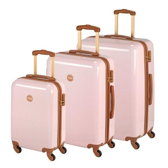 Product image 1 of Princess Traveller Trendy Dots Set (SML) pink