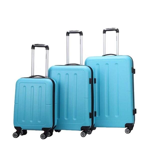 Product image 1 of Decent Neon-Fix 3-delige Kofferset blauw