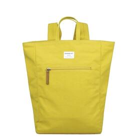 Afbeelding van Sandqvist Tony Backpack yellow with natural leather