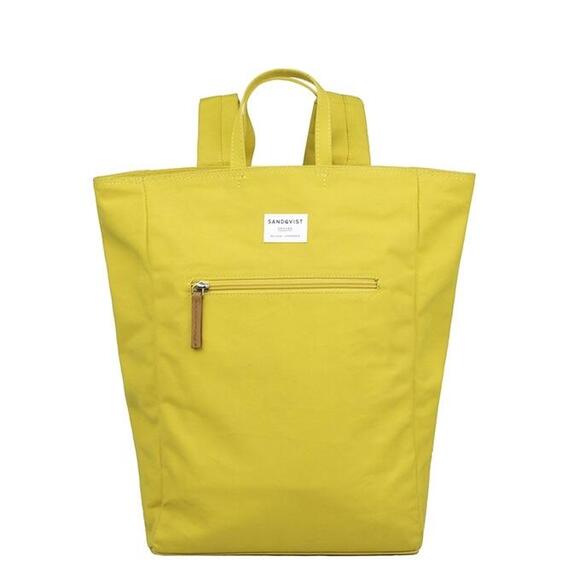 Product image 1 of Sandqvist Tony Backpack yellow with natural leather