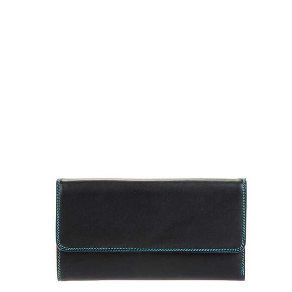 Product image 1 of Mywalit Ladies Tri-Fold with Outer Zip Purse black/pace