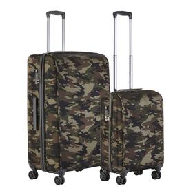 Afbeelding van CarryOn Camouflage Trolleyset 2 pcs green