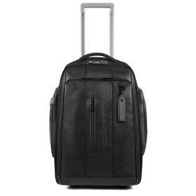 Afbeelding van Piquadro Urban Cabin size PC and iPad Trolley Backpack with USB black